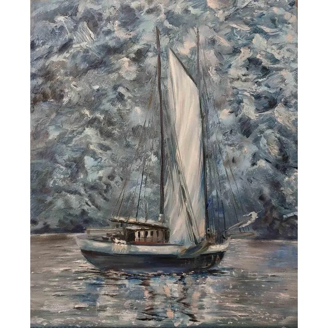 Oil painting on canvas by Elena Mardashova, 50x60 cm. Excellent condition. This piece is attributed to the mentioned...