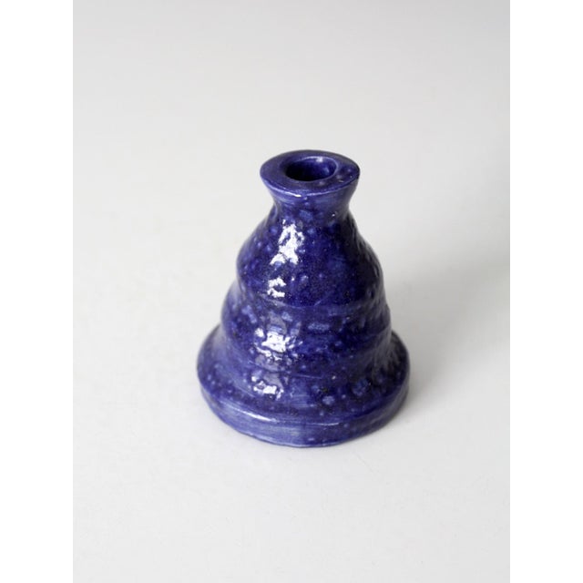 Vintage Handmade Studio Pottery Vase For Sale - Image 6 of 10