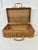 Vintage MCM Rattan Bamboo Suitcase Style Picnic Basket For Sale - Image 4 of 9