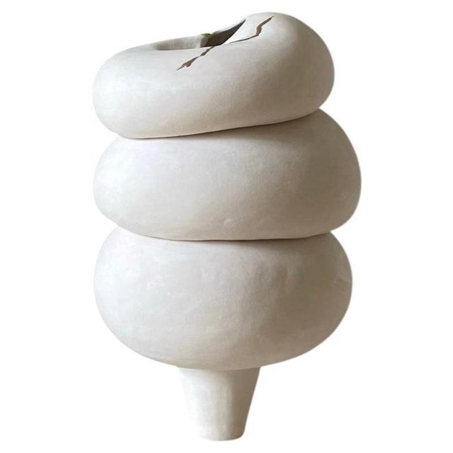 Black Modder Soul Softness Ceramic Sculpture by Françoise Jeffrey For Sale - Image 8 of 8