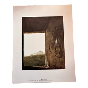 Andrew Wyeth, Burning Off, 1962 Published Lithograph Print (Offset) American Realism