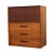 Lane Mid Century Modern Pecan & Rosewood Tall Chest For Sale - Image 13 of 13