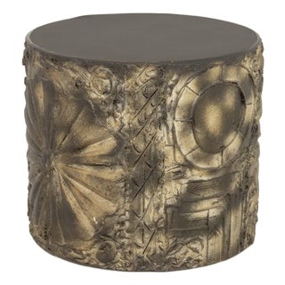 Adrian Pearsall "Goop" Brutalist Circular Side Table For Sale