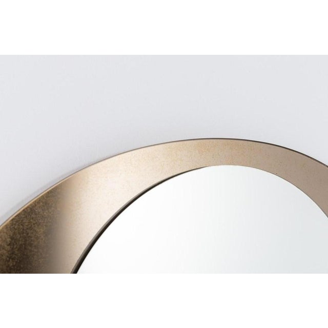 Glass Wall Mirror With Sconces from Veca, 1960s For Sale - Image 7 of 9