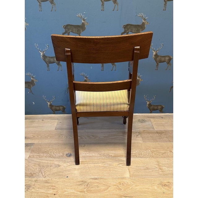 Victorian English Desk Chair in Mahogany For Sale - Image 5 of 8