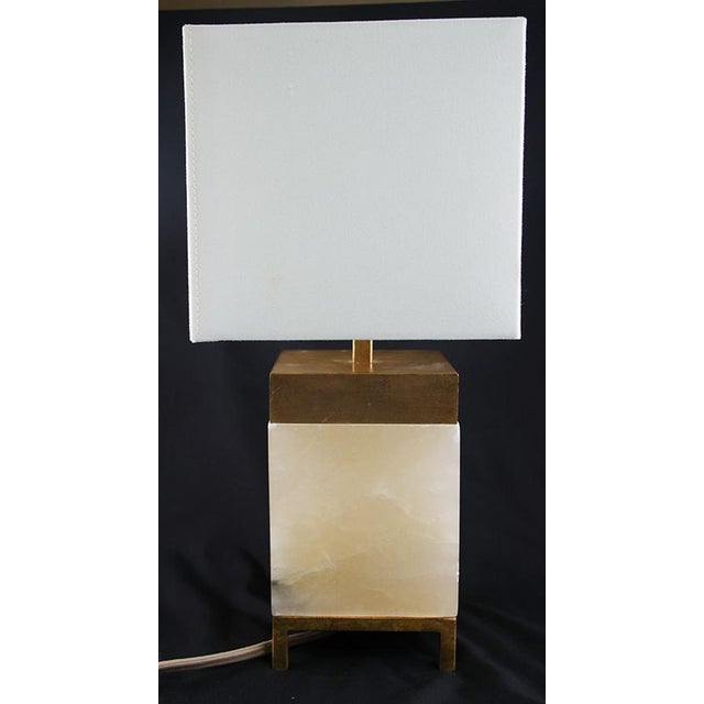 Alabaster Accent Lamp For Sale - Image 4 of 7