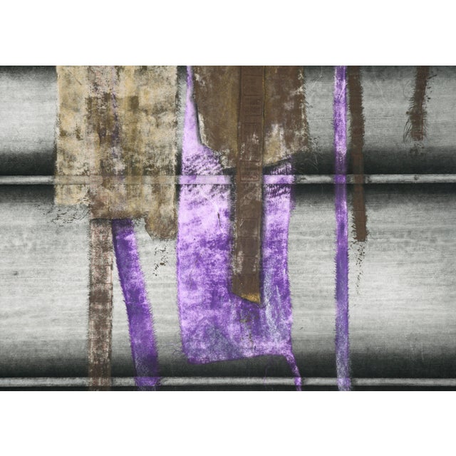 Contemporary "Parts of a Kimono" Multi-Layer Collagraph in Ink on Paper by Patricia A. Pearce For Sale - Image 3 of 10