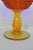 Fenton Amberina Hobnail Style Ruffled Pedestal Compote Candy Dish 4563b For Sale In Miami - Image 6 of 12