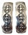 Vintage Sterling Silver Pierced Earrings, Pair For Sale