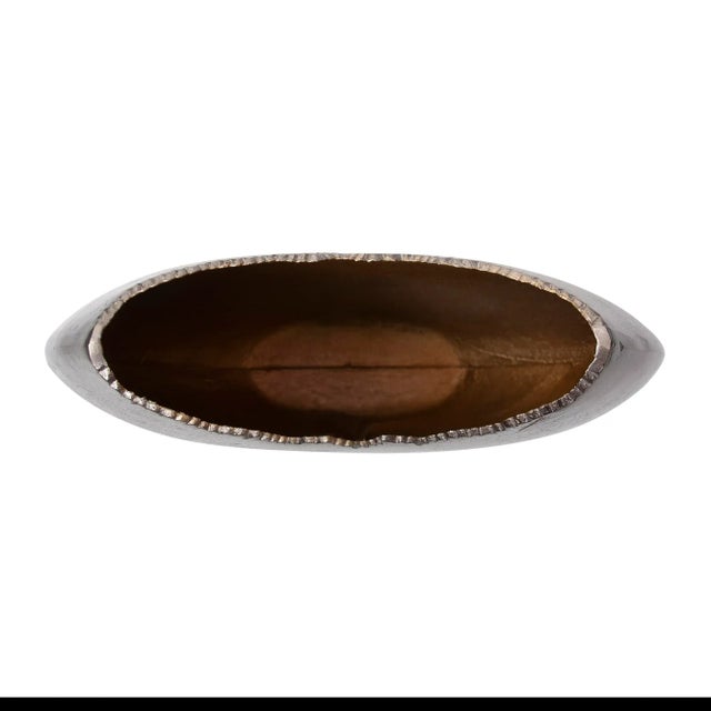 The Baniff Jagged Edged Disc Vase, Large For Sale In Chicago - Image 6 of 10