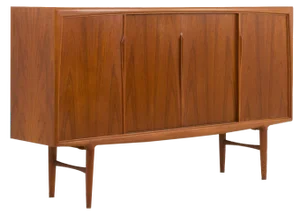 Mid-Century Danish Teak Credenza by Omann Jun, 1950s