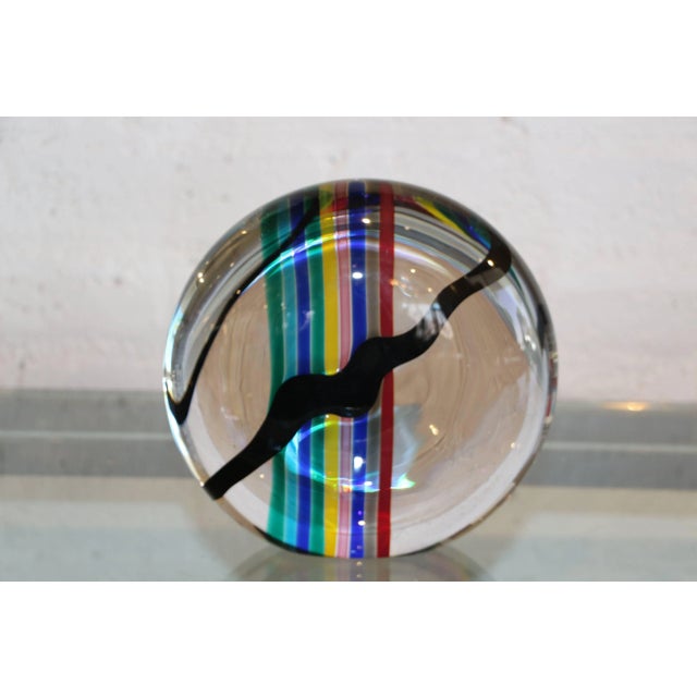 Modern Livio Seguso for Oggetti Colorful Glass Sculpture For Sale - Image 3 of 9