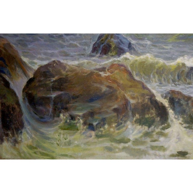Realism Oil Painting Raging Pestilence O. Stoyanova For Sale - Image 3 of 8