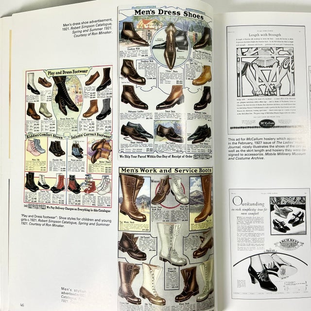 Paper 2008 ‘In Step With Fashion 200 Years of Shoe Styles’ Book by Norman Shepard. For Sale - Image 7 of 13