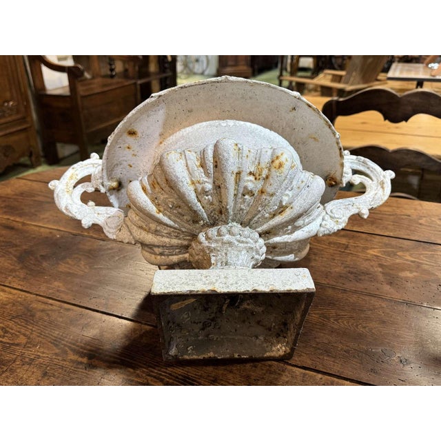 19th Century Cast Iron Medici Vases, Set of 2 For Sale - Image 12 of 15
