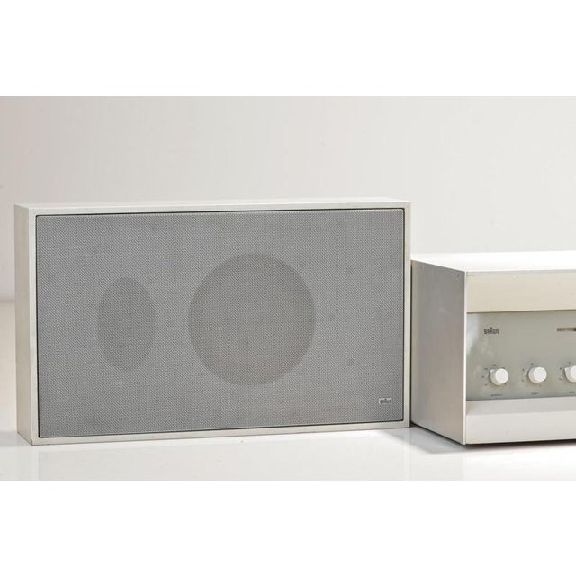 Dieter Rams RCS 9 Control Unit and L45 2 Cabinets by Dieter Rams for Braun AG, Germany, 1968 For Sale - Image 4 of 13