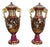 Paris Porcelain Vases, 20th Century, Set of 2 For Sale