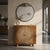 This is not a standard storage cabinet — it’s a sculptural, hand-carved statement piece crafted from solid teak. The dual...