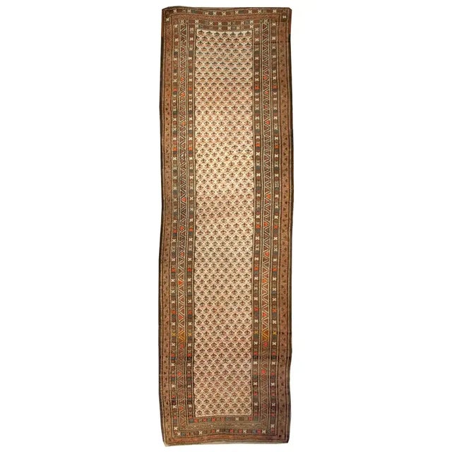 1900 - 1909 Early 20th Century Azeri Runner For Sale - Image 5 of 5