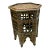 1940s Vintage Hand-Painted Hexagonal Moroccan Table For Sale