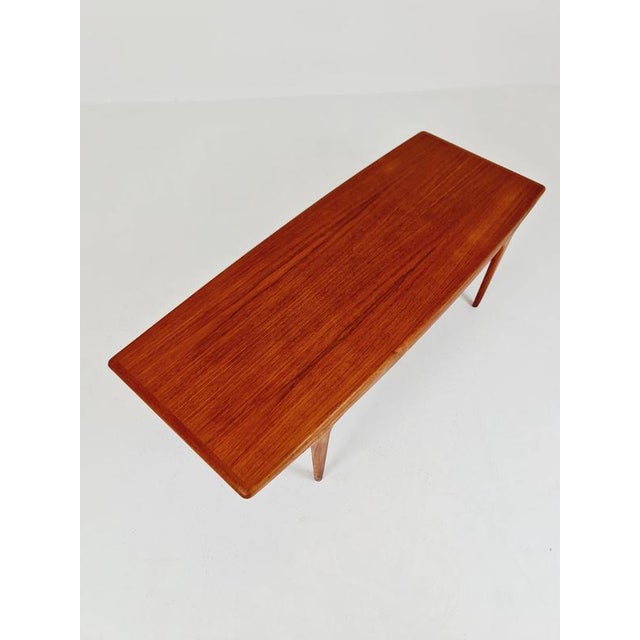 Danish Teak Coffee Table by Johannes Andersen for Silkborg, 1960s For Sale - Image 3 of 18