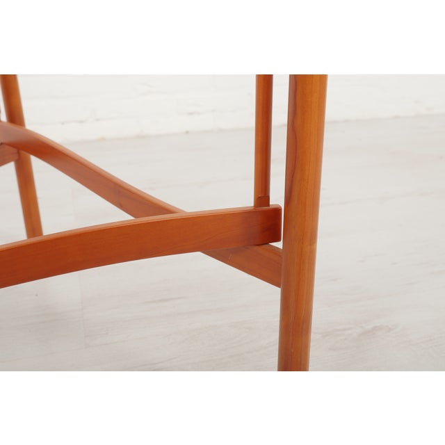 Vintage Round Coffee Table with Glass by Hans Johansson for Karl Andersson & Söner For Sale - Image 12 of 14