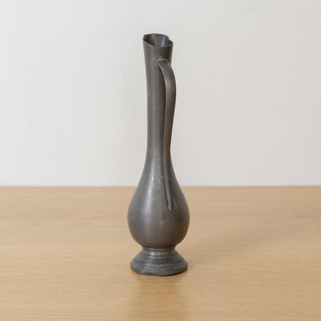 French 1930s French Pewter Bud Vase For Sale - Image 3 of 9