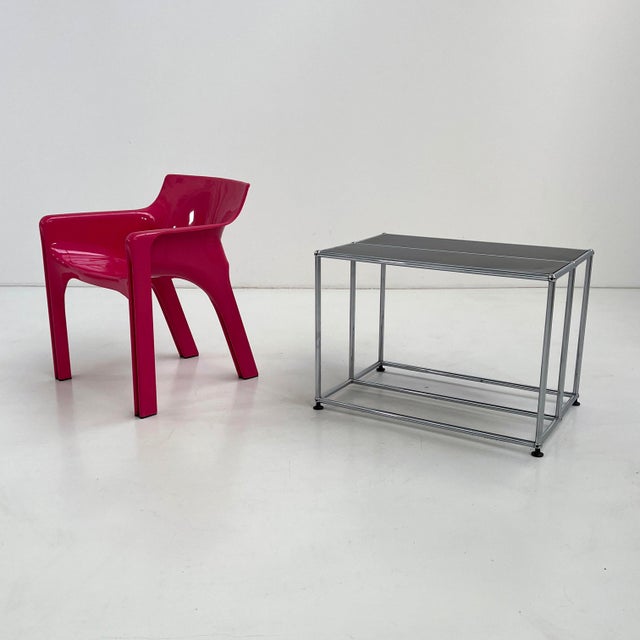 1980s Black Low Console Table by F. Haller & P. Schärer for USM Haller, 1980s For Sale - Image 5 of 9