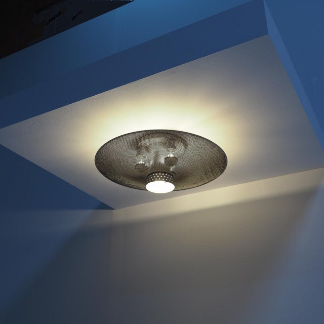 Metal Model Dd 40 Ceiling Lamp by Louis Kalff for Philips, 1950s For Sale - Image 7 of 9