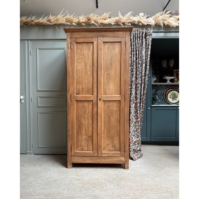 1940s Parisian Wardrobe with Hanging Space, 1940s For Sale - Image 5 of 12