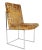 Mid 20th Century Milo Baughman Thin Frame Chrome Dining Chair in Gold Metallic, by Pairs Up to 12 For Sale - Image 5 of 13