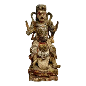 Ming Dynasty Carved Guandi Figure