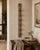 A wonderfully sculptural 19th-century English stable harness or bridle rack, constructed from weathered hardwood, likely...