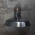 Vintage Industrial French Wall Light in Black Enamel and Cast Iron For Sale - Image 4 of 6