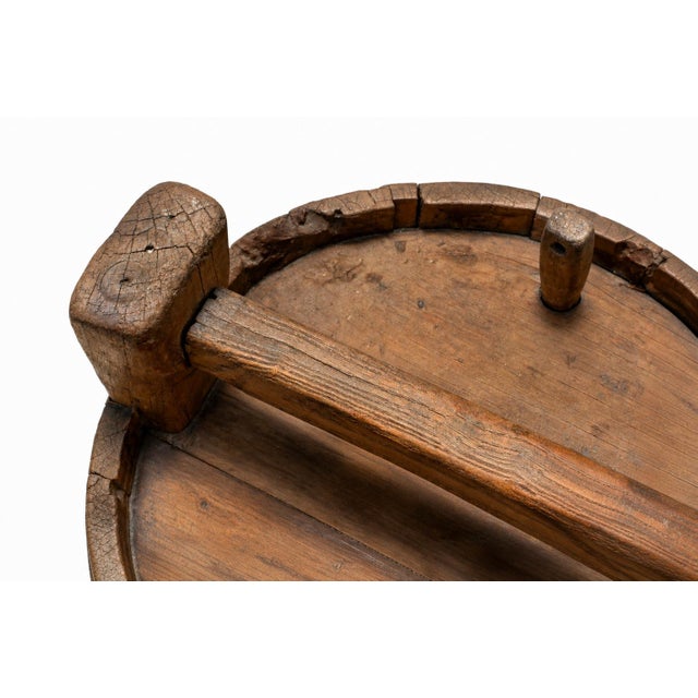 19th Century Chinese Wine Barrel Jujube Wood Iron Bands For Sale - Image 12 of 13
