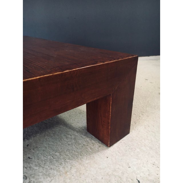 Postmodern Coffee Table in the style of Parsons, 1980s For Sale - Image 10 of 18