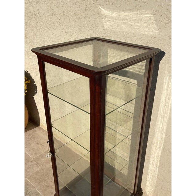 Mahogany Display Cabinet For Sale - Image 4 of 13