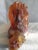 1940s Amber Lion Sculpture in Pâte De Verre For Sale - Image 9 of 10
