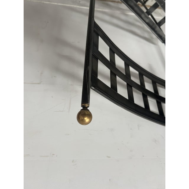 Veranda Chairs in Wrought Iron, Set of 4 For Sale - Image 12 of 16