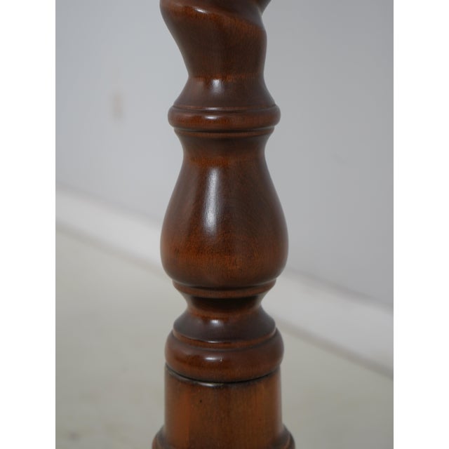 Victorian Style Barley Twist Brass & Marble Coat Rack For Sale - Image 10 of 13