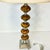 1980s Vintage Boho Chic Hollywood Regency Murano Style Tortoise Glass Stacking Bulbs Table Lamp For Sale - Image 13 of 13