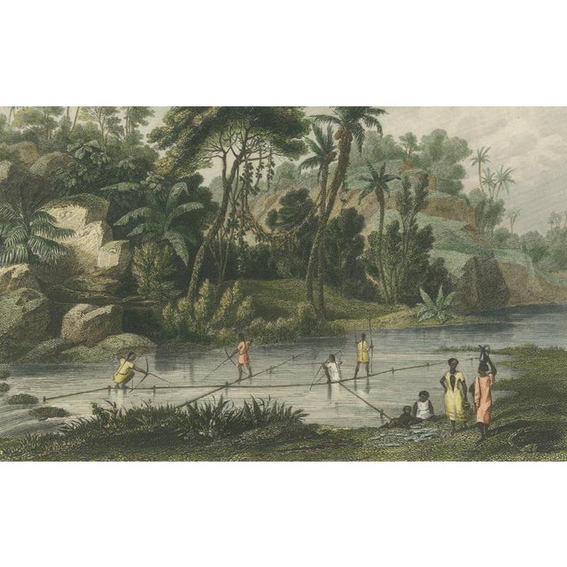 Dureau, Yuracaré Fishing in Peru, 1840, Print For Sale - Image 5 of 9