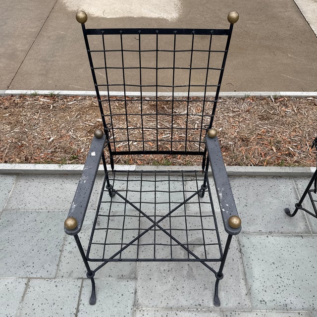 Black 1960s Style of Mario Papperzini for J. Salterini "Amalfi" For Sale - Image 8 of 12