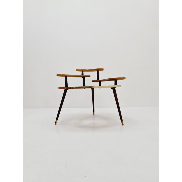 Contemporary Large Mid-Century Minimalist German Colour Plant Stand For Sale - Image 3 of 11