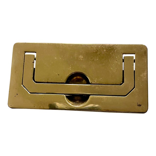 Henredon Brass Campaign Pull Hardware Chairish