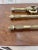 Metal Antique George III Brass Fire Irons, 1820s, Set of 3 For Sale - Image 7 of 11