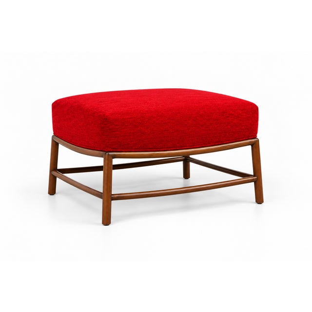 2000 - 2009 Mid Century Modern Style Ottomans For Sale - Image 5 of 5