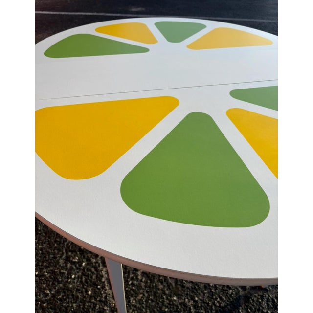 Mid 20th Century Lemon & Lime Slice Dining Table For Sale - Image 4 of 10