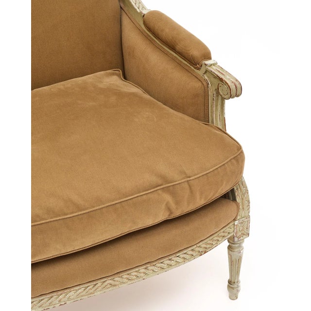 Louis XVI Style Bergère For Sale - Image 4 of 9
