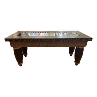 1997 Fabian Garcia “Rock Paper Scissors” Hand-Painted Coffee Table For Sale